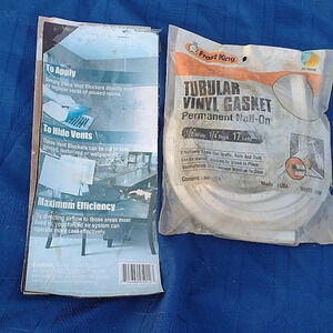 Vinyl Weatherproofing Gasket&Pair of Magnetic Vent Blockers